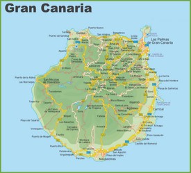 Gran Canaria road map