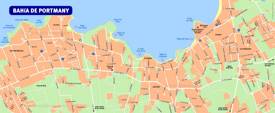 Bahia de Portmany Tourist Map