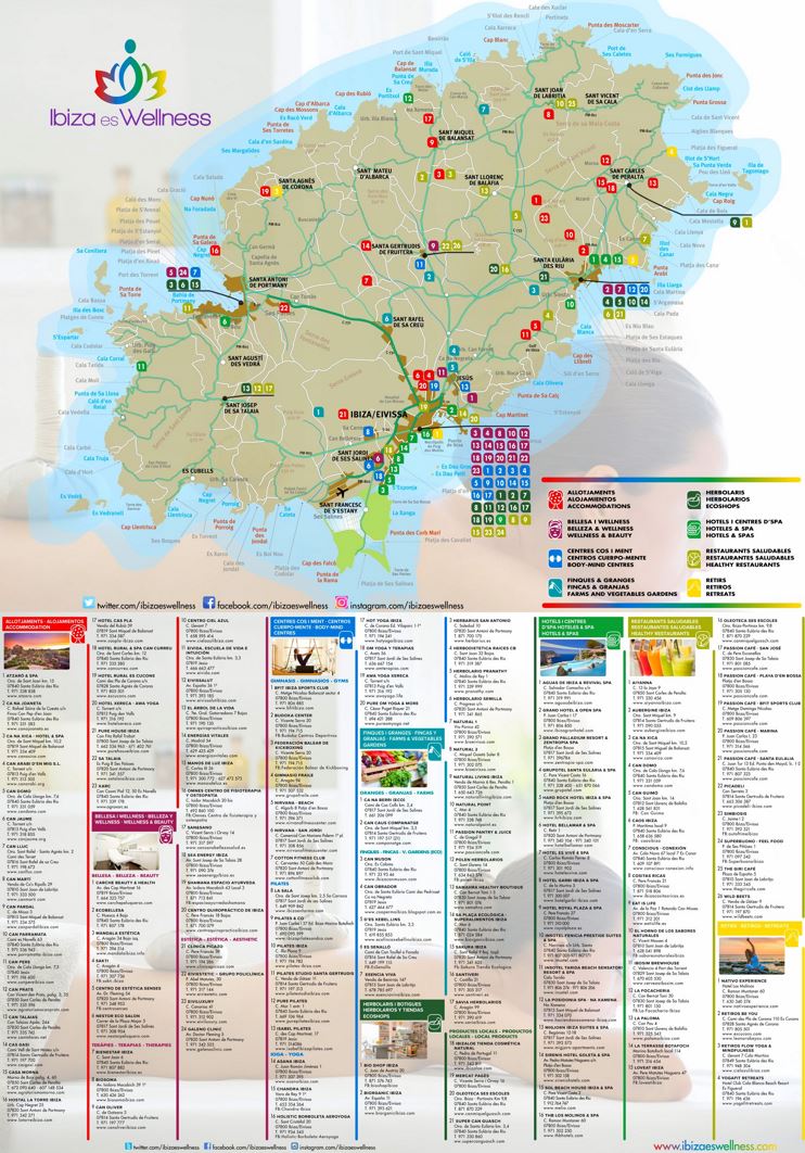 Ibiza Wellness Map