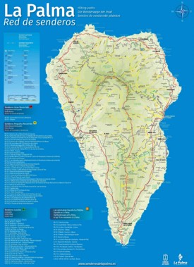 La Palma travel map