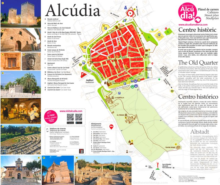Alcúdia Old Quarter Map