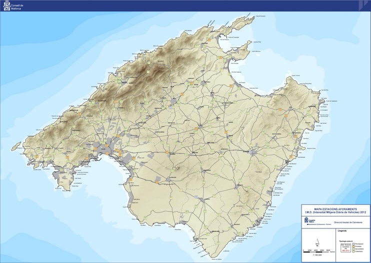 Majorca road map