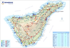 Tenerife tourist map