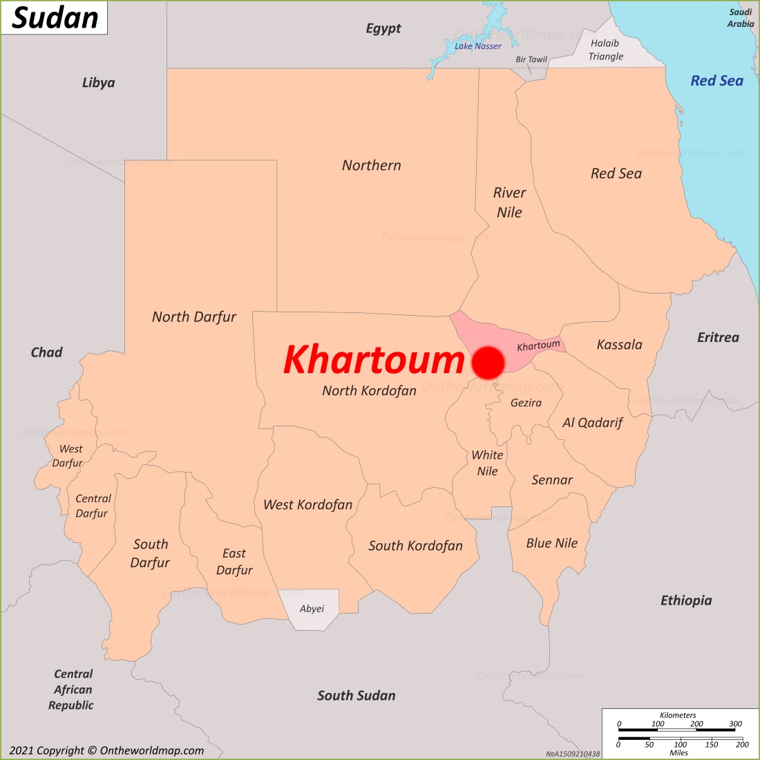 Khartoum Map | Sudan | Detailed Maps of Khartoum (Khartum)