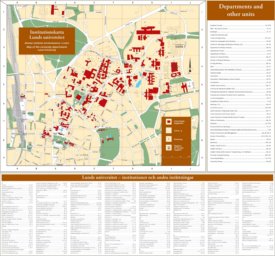 Lund campus map