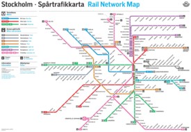 Stockholm metro map