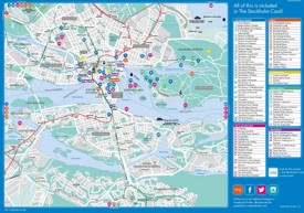 Stockholm tourist attractions map