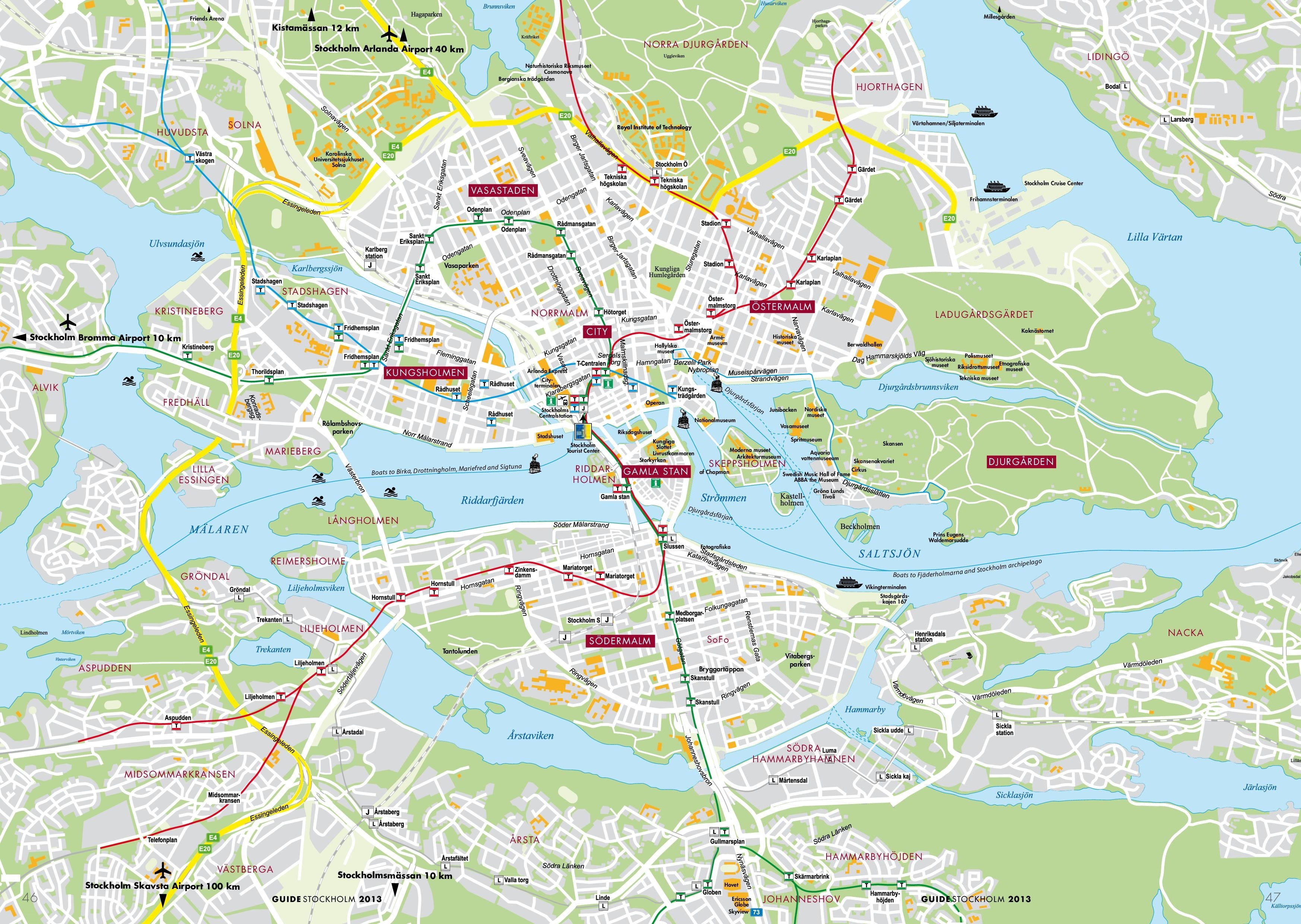 Stockholm Transport Map