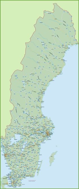 Sweden road map