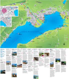 Tourist Map of Ascona, Locarno and Lake Maggiore