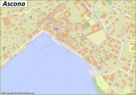 Ascona Old Town Map