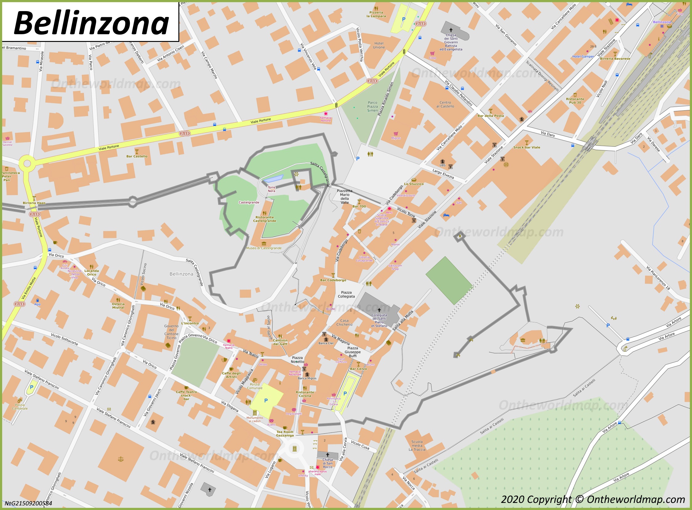 Bellinzona Map Switzerland Discover Bellinzona With Detailed Maps