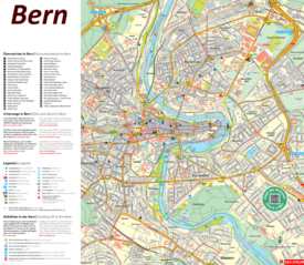 Bern hotel map