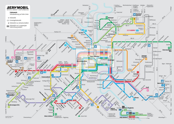 Bern transport map