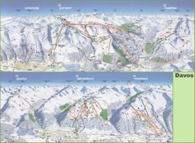 Davos ski map