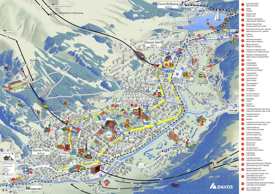 Davos Tourist Map