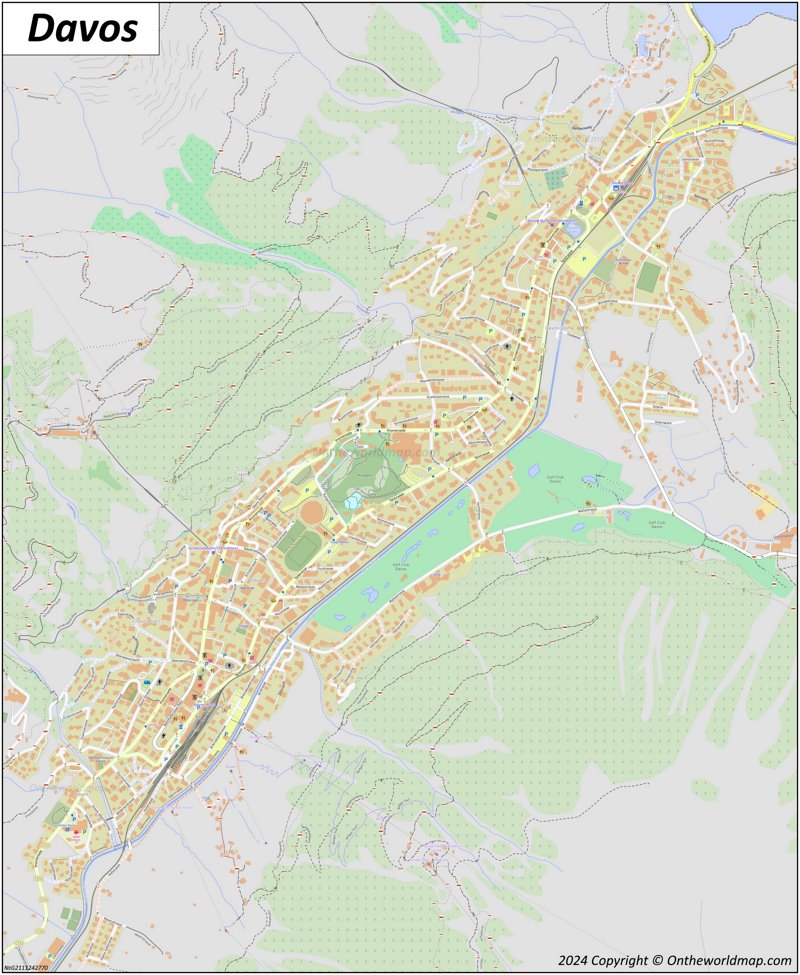 Map of Davos