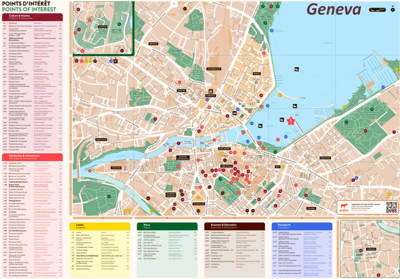 Map of Geneva