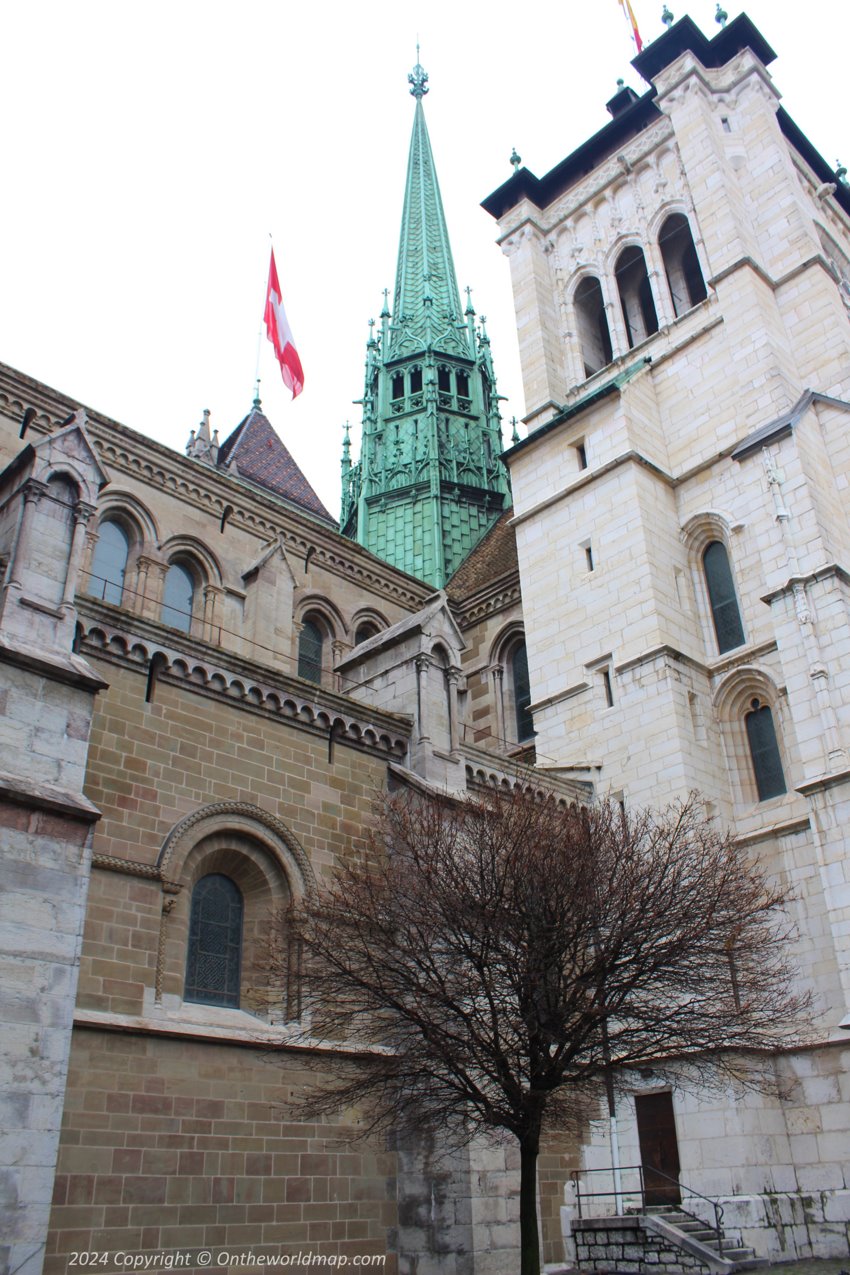 Spire of St. Pierre Cathedral, Geneva