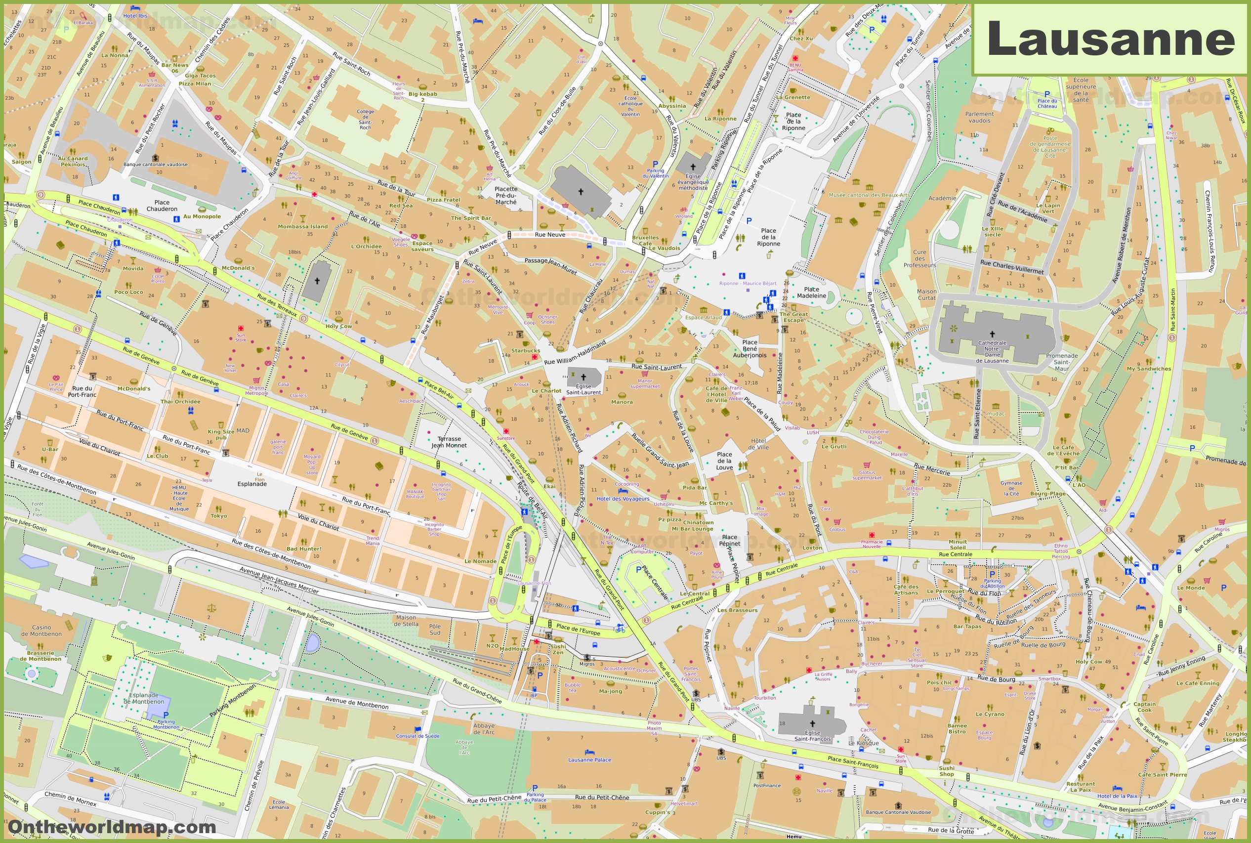 Lausanne Figure Ground Diagram City Map Figuregrounds City Map Images
