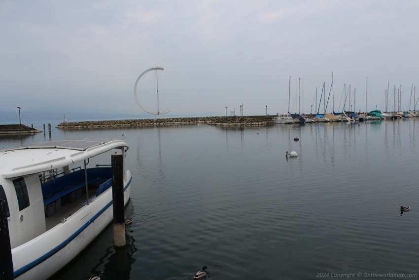 Ouchy harbour, Lausanne