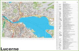 Lucerne hotel map