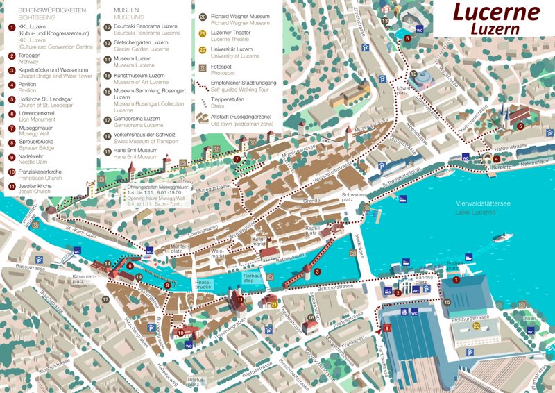 Map of Lucerne