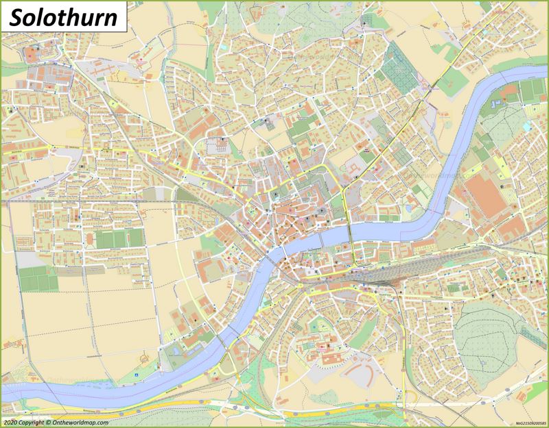 Map of Solothurn
