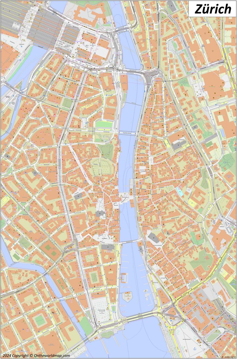 Map of Zurich