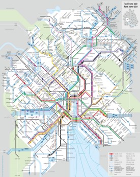Zürich transport map