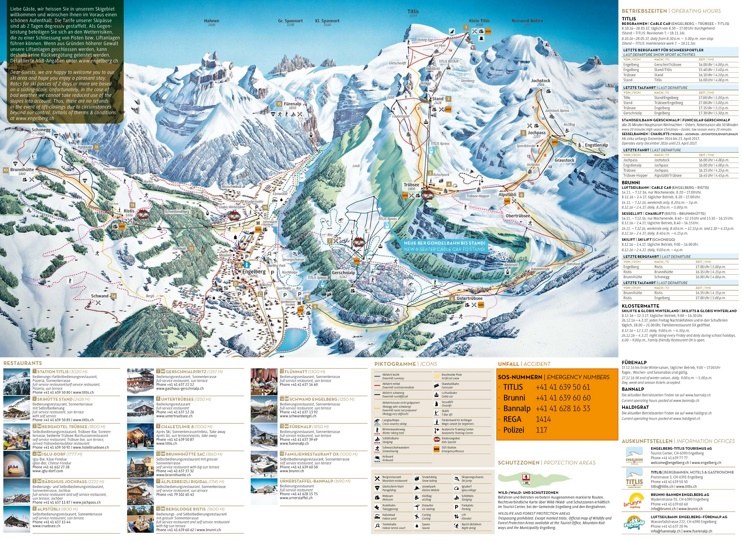 Engelberg ski map