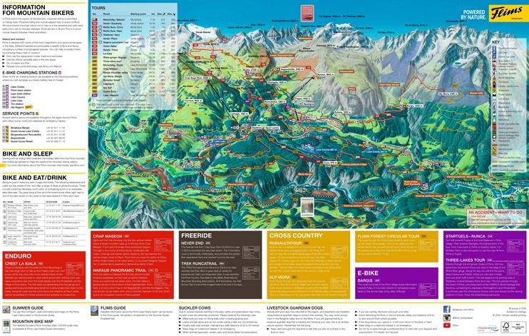 Laax bike map