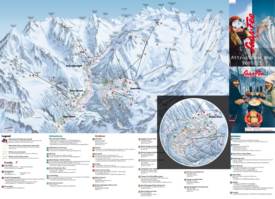 Saas-Fee Winter Attractions Map