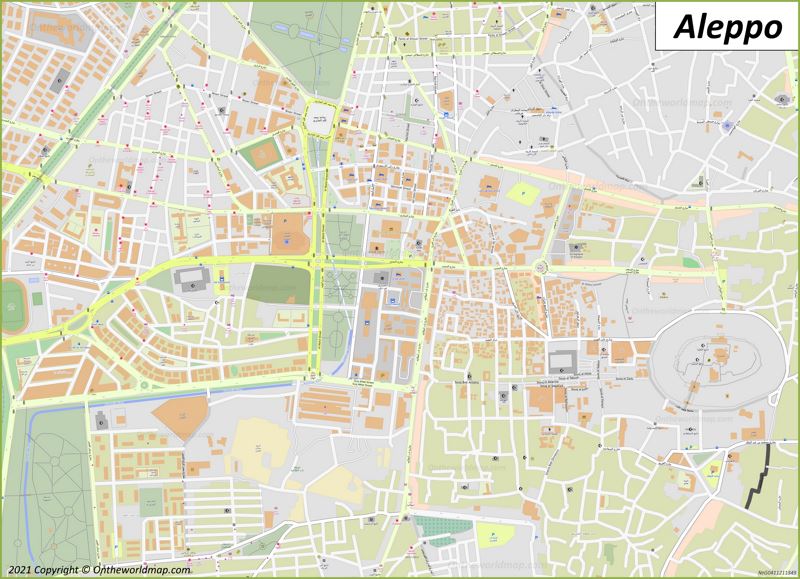 Aleppo Map | Syria | Detailed Maps of Aleppo