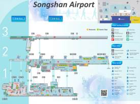 Taipei Songshan Airport Map