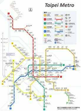 Taipei Metro MRT Map
