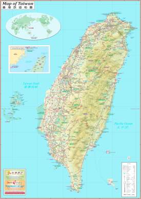 Taiwan Map | Maps of Taiwan (Republic of China)