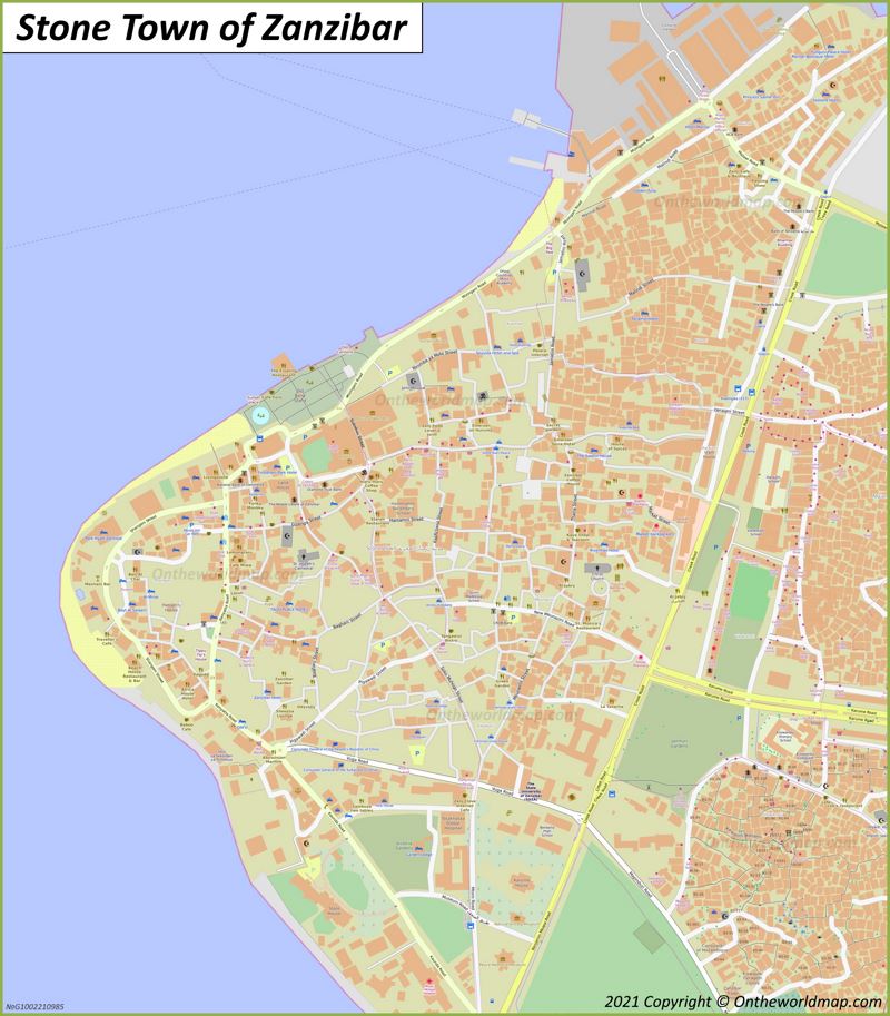 Zanzibar Map | Tanzania | Maps of Zanzibar Island, Detailed Maps of ...