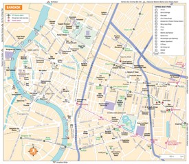 Bangkok tourist map