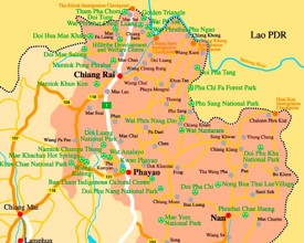 Chiang Rai Province map