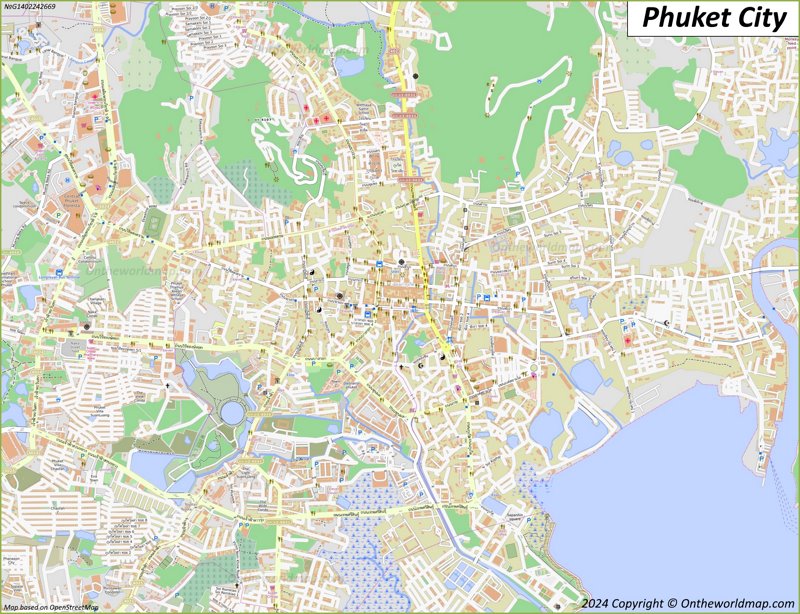 Map of Phuket City