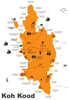 Koh Kood Tourist Map