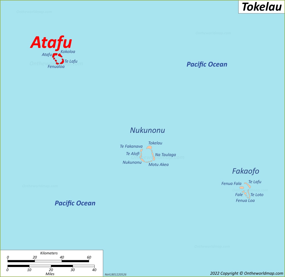 Atafu Location Map