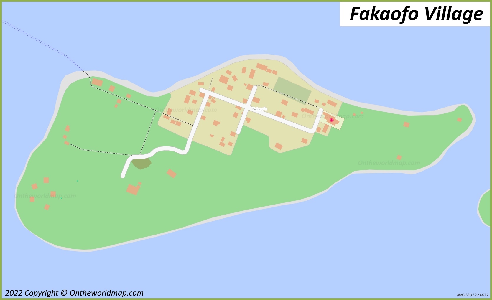 Fakaofo Village Map