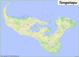 Map of Tongatapu