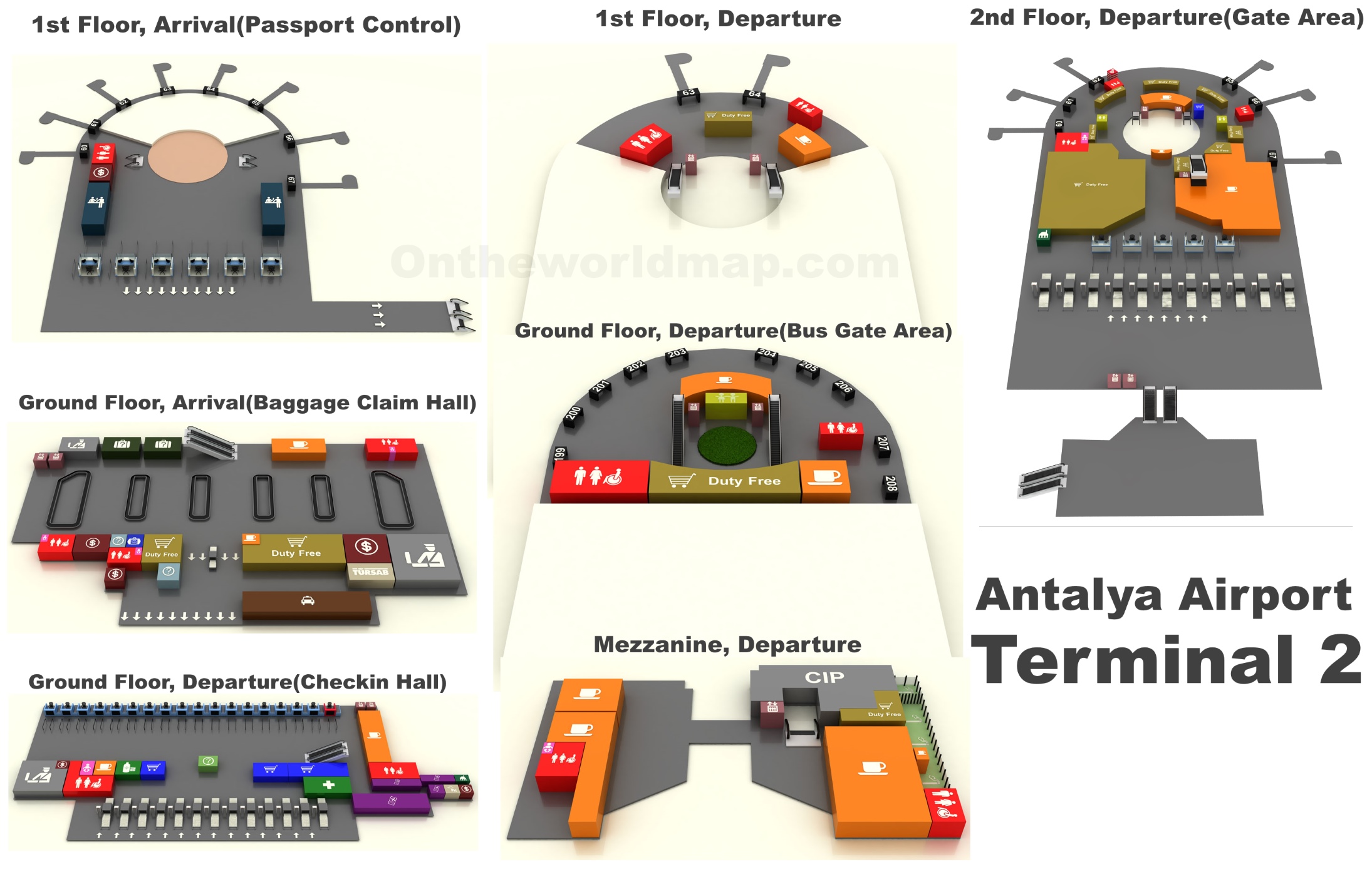 Аэропорт анталии терминал
