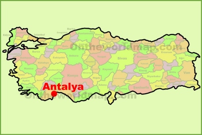 Antalya Maps Turkey Discover Antalya With Detailed Maps
