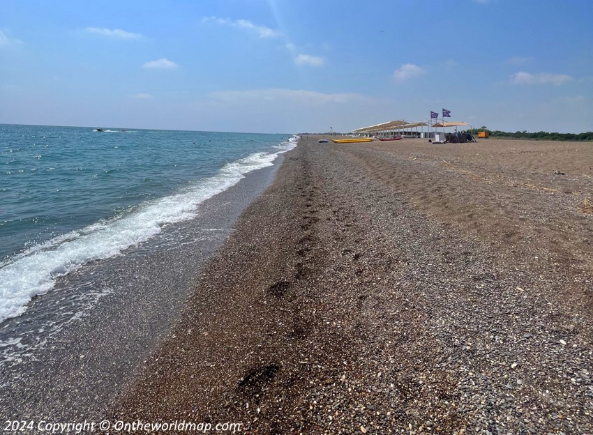 The beach in Belek