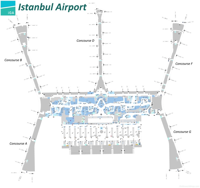 Istanbul Airport Map