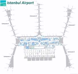 Istanbul Airport Map